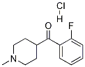 (2-Fluorophenyl)(1-Methyl-4-piperidinyl)-Methanone Hydrochloride Struktur