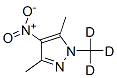 1H-Pyrazole,  3,5-dimethyl-1-(methyl-d3)-4-nitro-  (9CI) Struktur