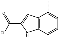 1H-Indole-2-carbonylchloride,4-methyl-(9CI)|