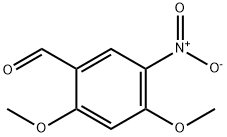 2,4-二甲氧基-5-硝基苯甲醛, 6468-19-5, 结构式