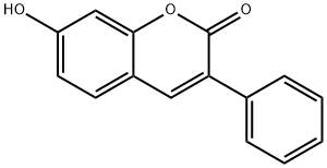 7-羟基-3-苯基-2H-苯并吡喃-2-酮, 6468-96-8, 结构式