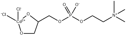 グリセロホスホリルコリン塩化カドミウムコンプレックス 化学構造式