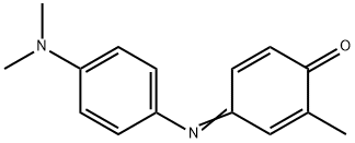 4-[(p-Dimethylaminophenyl)imino]-2-methyl-2,5-cyclohexadien-1-one Struktur
