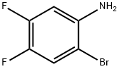 2-溴-4,5-二氟苯胺 结构式