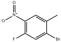 1-broMo-5-fluoro-2-Methyl-4-nitrobenzene Structure