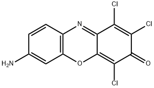 7-amino-1,2,4-trichloro-3H-phenoxazin-3-one Structure
