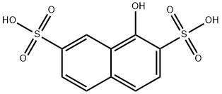 1-naphthol-2,7-disulfonic acid Struktur