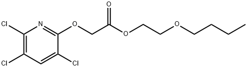 2-[(3,5,6-トリクロロ-2-ピリジニル)オキシ]酢酸2-ブトキシエチル 化学構造式