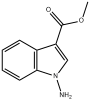 1H-Indole-3-carboxylicacid,1-amino-,methylester(9CI) Struktur