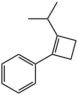 Benzene, [2-(1-methylethyl)-1-cyclobuten-1-yl]- (9CI) 结构式