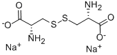 L-シスチンジナトリウム 化学構造式