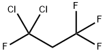 1,1-ジクロロ-1,3,3,3-テトラフルオロプロパン 化学構造式