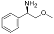(R)-(-)-1-アミノ-1-フェニル-2-メトキシエタン 化学構造式