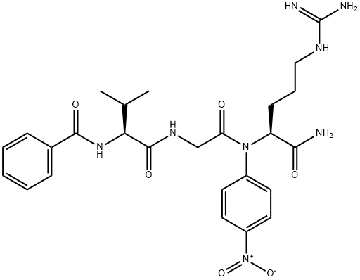 BZ-VAL-GLY-ARG-PNA, 64717-41-5, 结构式