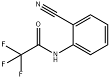 AcetaMide, N-(2-cyanophenyl)-2,2,2-trifluoro- Struktur