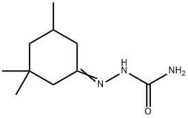 3,3,5-Trimethylcyclohexanone semicarbazone Struktur