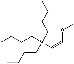 CIS-トリブチル[2-エトキシエテニル]スタンナン 化学構造式