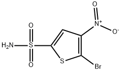 5-broMo-4-nitrothiophene-2-sulfonaMide Structure