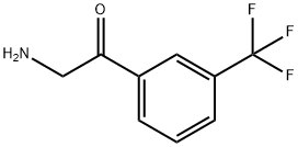 2-Amino-1-[3-(trifluoromethyl)phenyl]ethanone 化学構造式