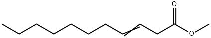 3-ウンデセン酸メチル 化学構造式
