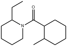 2-Ethyl-1-[(2-methylcyclohexyl)carbonyl]piperidine Structure