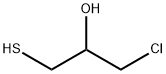 1-Chloro-3-mercapto-2-propanol Structure