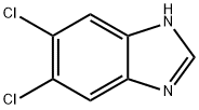5,6-ジクロロベンゾイミダゾール 化学構造式
