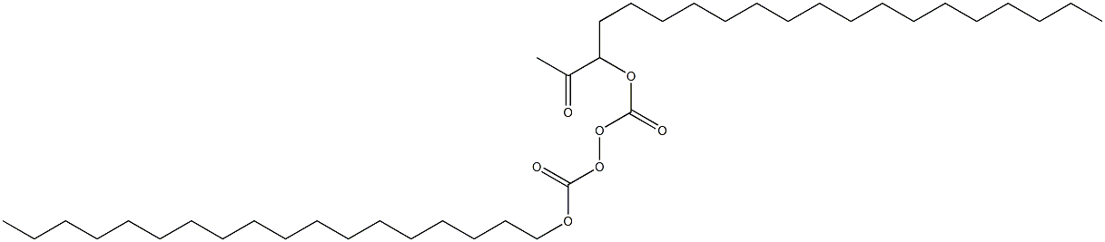 acetyl(octadecyloxy)carbonyl peroxide Structure