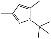 1-(TERT-BUTYL)-3,5-DIMETHYL-1H-PYRAZOLE 化学構造式