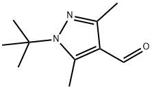 1-(TERT-BUTYL)-3,5-DIMETHYL-1H-PYRAZOLE-4-CARBALDEHYDE Struktur