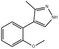 4-(2-METHOXYPHENYL)-3-METHYL-1H-PYRAZOLE Structure
