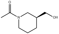 3-Piperidinemethanol, 1-acetyl-, (3S)- (9CI) 结构式