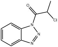 1H-Benzotriazole, 1-(2-chloro-1-oxopropyl)- (9CI) Struktur