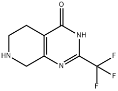 2-(TRIFLUOROMETHYL)-5,6,7,8-TETRAHYDROPYRIDO[3,4-D]PYRIMIDIN-4-OL, 647862-98-4, 结构式