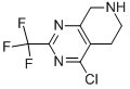 4-chloro-2-(trifluoromethyl)-5,6,7,8-tetrahydropyrido[3,4-d]pyrimidine Struktur