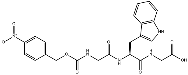 4-硝基-Z-GLY-TRP-GLY-OH, 64792-79-6, 结构式