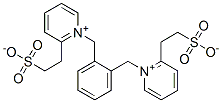 1,1'-[1,2-phenylenebis(methylene)]bis[2-(2-sulphonatoethyl)pyridinium] Struktur