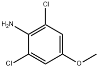 2,6-二氯-4-甲氧基苯胺, 6480-66-6, 结构式