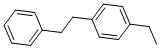 ethyl(phenylethyl)benzene 结构式