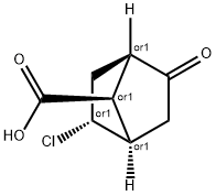 EXO-2-CHLORO-5-OXO-BICYCLO[2.2.1]HEPTANE-SYN-7-CARBOXYLIC ACID Structure