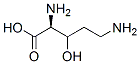 3-hydroxyornithine Structure