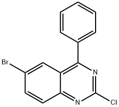 6-BROMO-2-CHLORO-4-PHENYLQUINAZOLINE Struktur
