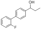 1-(2'-FLUORO[1,1'-BIPHENYL]-4-YL)PROPAN-1-OL Struktur