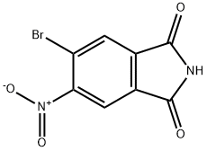 1H-Isoindole-1,3(2H)-dione, 5-broMo-6-nitro- Struktur