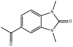 5-ACETYL-1,3-DIMETHYL-1,3-DIHYDRO-BENZOIMIDAZOL-2-ONE Struktur