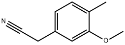 3-METHOXY-4-METHYLPHENYLACETONITRILE Structure