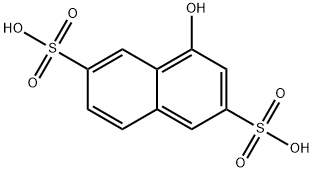 4-hydroxynaphthalene-2,6-disulphonic acid Structure