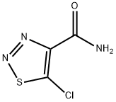 5-CHLORO-1,2,3-THIADIAZOLE-4-CARBOXAMIDE Struktur