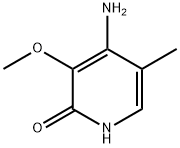 2(1H)-Pyridinone,  4-amino-3-methoxy-5-methyl- Struktur