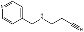 3-[(4-吡啶甲基)氨基]丙腈, 648409-30-7, 结构式